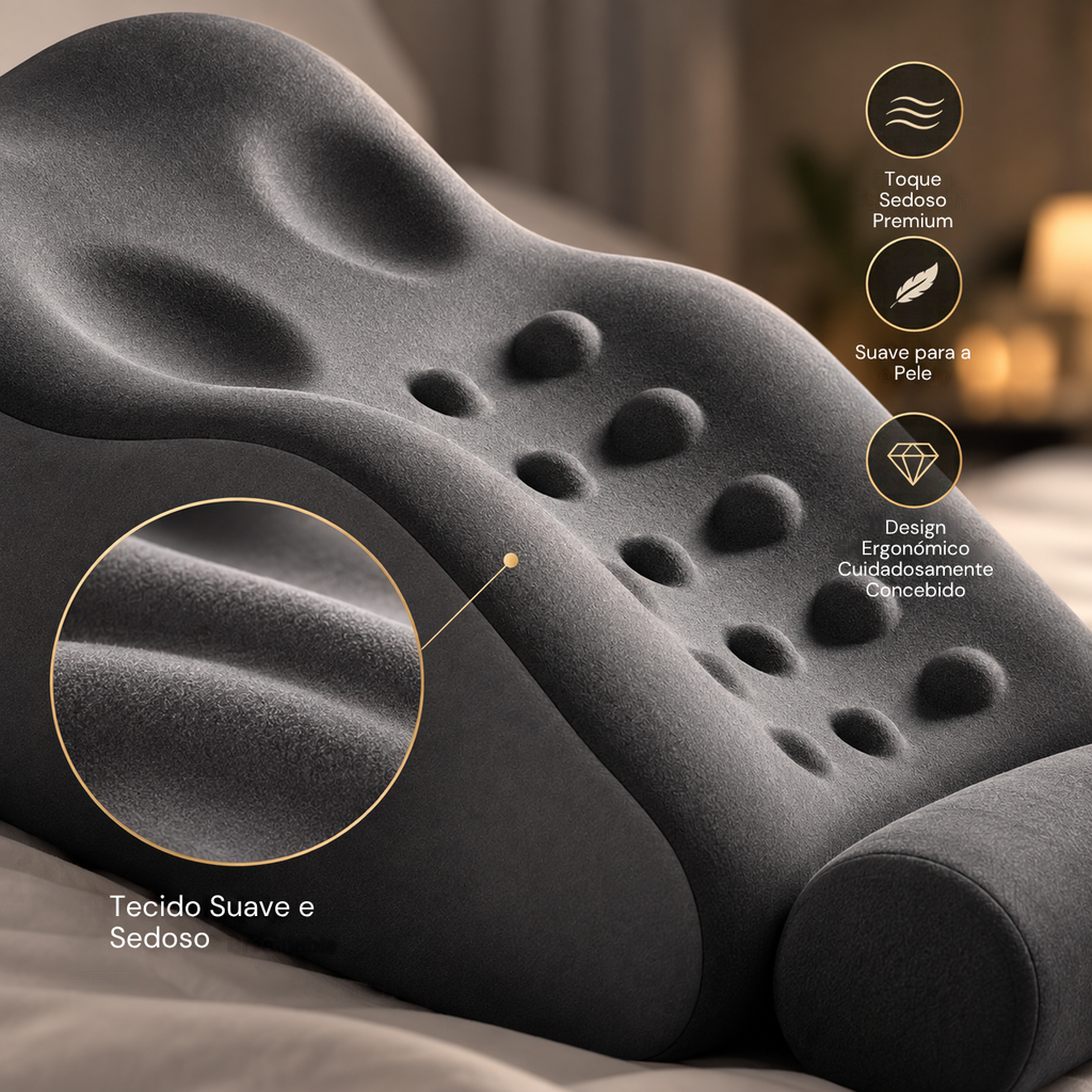 BedBuddy™ Deluxe – Capa premium com toque de seda